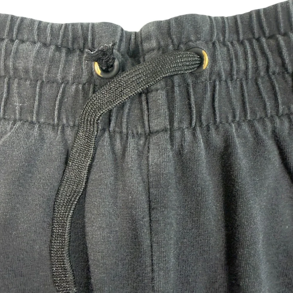 Adidas Joggers Mens XL Black White 3-Stripe Cotton Blend Tapered‎ Sweatpants